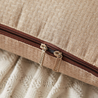 恒源祥 绣花亚麻靠垫被 TDK1002-8 40*40cm