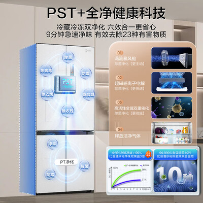 美的541升冰箱MR-541WUSPZE四开门双系统无霜值得手入吗（美的冰箱怎么调温度）-图片5