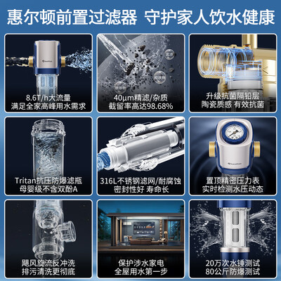 惠尔顿 WHEELTON P0038MAX前置过滤器质量如何（惠尔顿过滤器属于什么档次）-图片1