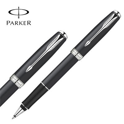 派克（PARKER）2015卓尔磨砂黑杆白夹宝珠笔