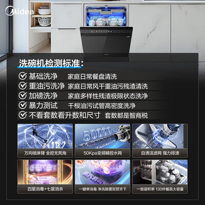 美的洗碗机x4和v5（美的X6SMax洗碗机全自动洗碗机好不好）-图片4