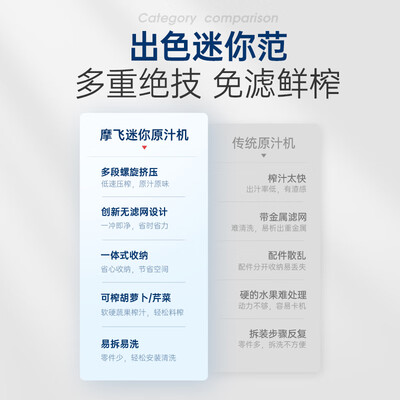 摩飞榨汁机哪个好（摩飞电器MR9901原汁机质量如何）