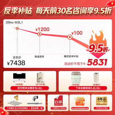 四季沐歌 26KW 燃气壁挂炉 家用供暖热水器评测说真相（四季沐歌壁挂炉e4故障怎么处理）-图片4