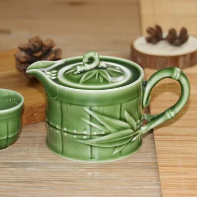 乾唐轩 新竹节茶具  壶180ml / 茶海160ml / 杯35ml （1壶6杯+茶海）