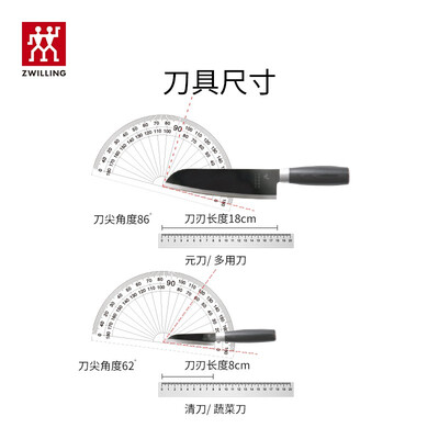 双立人 ZWILLING Dragon系列刀具5件套 54412-004-722