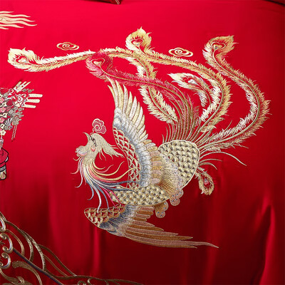 恒源祥婚庆四件套 大红针织婚床四件套质量烂不烂（恒源祥婚庆四件套 大红针织婚床四件套怎么样）-图片4