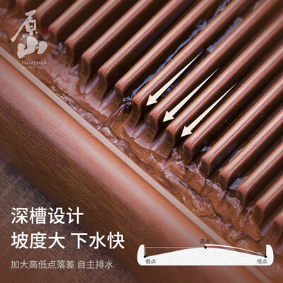 原山德料电木茶盘 轩辕 70*40*5cm体验效果好吗（原山电木茶盘质量怎么样）-图片6