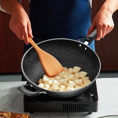 苏泊尔（SUPOR）酷石不粘炒锅 EC32SP02（有副手） 32cm