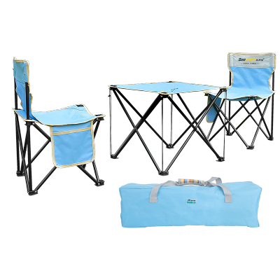 纵贯线 户外折叠桌椅四件套组合 ST-09