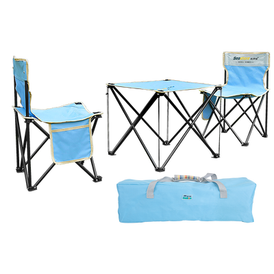 纵贯线 户外折叠桌椅四件套组合 ST-09