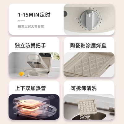 三明治机和面包机哪个实用（RASW早餐机多功能三明治机面包机好不好）-图片4