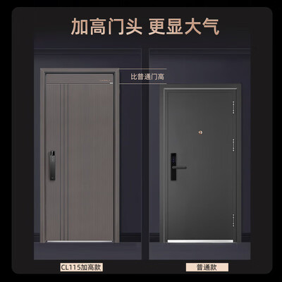 王力防盗门甲级和乙级的区别(王力4级防盗门GL115单门机械锁子母门甲级防盗门质量烂不烂)-图片5