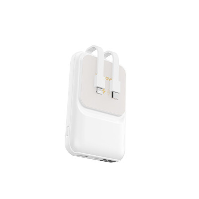 沃品（WOPOW） 充电宝自带双线22.5w超级快充  白色  LW03