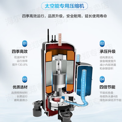 海尔 GD3 265升空气能热水器测评看真相（海尔空气能热水器怎么设置最省电）-图片3