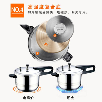 苏泊尔电压力锅和高压锅的区别（苏泊尔7L高压锅304不锈钢不锈钢高压锅体验效果好吗）-图片4