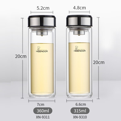 希诺（HEENOOR）双层玻璃杯（电商款） XN-9310 315ml