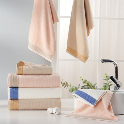 洁玉（Jeyu）涟漪长绒棉三套巾礼盒 J0703-C