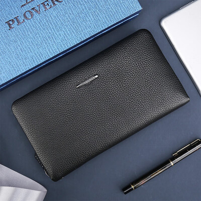 啄木鸟 PLOVER男士手拿包钱包大容量手包手抓包GD6928-A 黑色 21.5*2.5*12CM