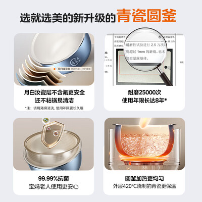 美的MB-5E65电饭煲5L家用智能测评看真相（美的电饭煲预约功能怎么用）-图片5