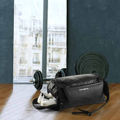 新秀丽 Samsonite 健身旅行包单双肩包男女通用手提短途行李袋大容量行旅包 TR1*09016