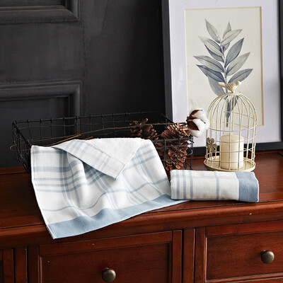 恒源祥 水墨浴巾三件套 毛巾33*74cm  浴巾70*140cm