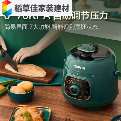 迷你电高压锅哪个牌子好又耐用(ABDT迷你高压锅复古绿小型电力高压锅质量如何)-图片2