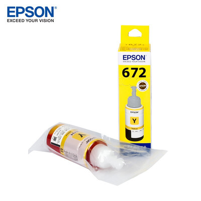 爱普生（EPSON） T6721 6721原装墨水L221/L363/L351/L565/L455 墨仓式打印机墨水T672系列原装