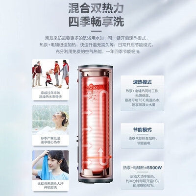 海尔空气能热水器系列区别(海尔7U1 200升空气能热水器大容量智能空气能热泵值得手入吗)-图片4