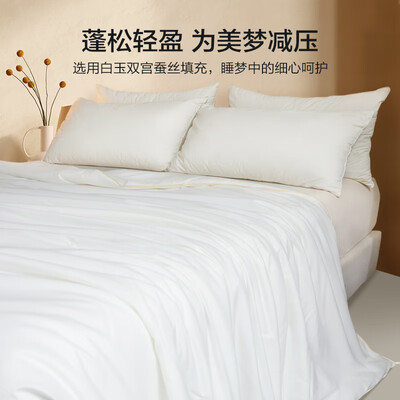 恒源祥 蚕丝子母被 200×230cm蚕丝被质量如何(恒源祥蚕丝被怎么样)-图片2