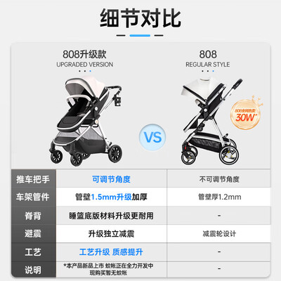 纽贝耳和好孩子哪个推车好（纽贝耳婴儿车可调双向推车婴儿推车好不好）