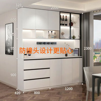 木呈栌 A型高柜现代简约大容量酒柜 230CM靠谱吗,揭秘内幕(木呈栌 A型高柜现代简约大容量酒柜 230CM质量烂不烂)-图片1