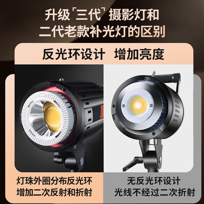 直播补光灯白光好还是暖光好（尚谱400W三色温直播补光灯摄影棚质量如何）-图片3