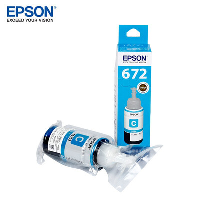 爱普生（EPSON） T6721 6721原装墨水L221/L363/L351/L565/L455 墨仓式打印机墨水T672系列原装
