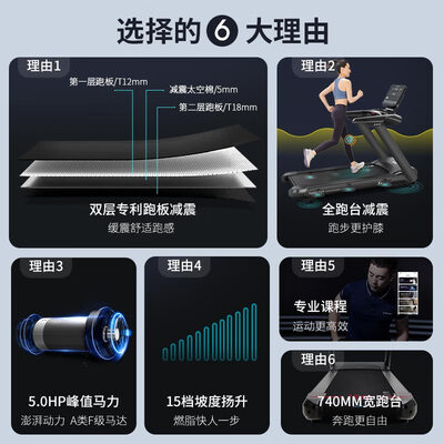 舒华SH-T6500-Y1智能跑步机好不好(舒华跑步机怎么开始启动)-图片6