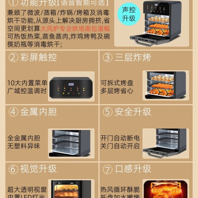 微波炉烤箱一体机怎么样?(RASW HC-20 微波炉烤箱一体机豪华款迷你电烤箱是否值得入手)-图片3