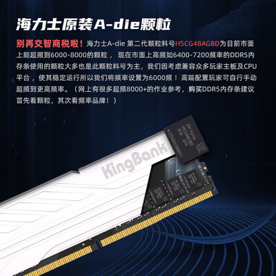 金百达DDR5 6400MHz 32GB(16GBX2)内存条评测:速度之巅,性能之选-图片2