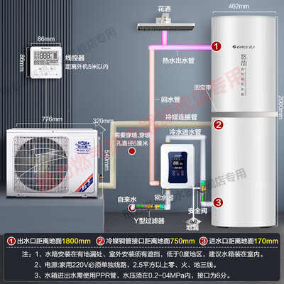 格力空气能热水器区别（格力悠韵空气能热水器200升节能空气能热泵测评看真相）-图片1