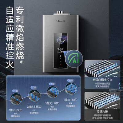 万和JSQ25-ME5J13 PLUS燃气热水器13升一级节能智控恒温好不好（万和燃气热水器电池在哪个位置）-图片3
