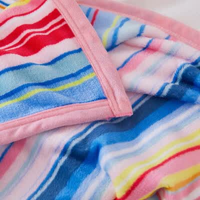 红蜻蜓 云丝绒盖毯-雨后彩虹 HQT-3003 180×200cm