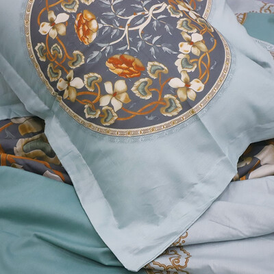 金丝莉（KINTHERI） 尊享全棉贡缎套件 倾城 被套200×230cm