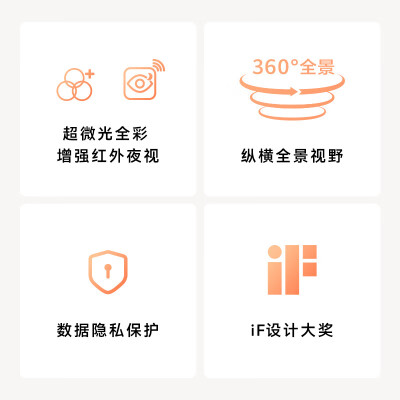华为智选400万摄像头监控器家用云台360度旋转无死角带夜视全景一键通话手机远程门口庭院室内看护海雀云台