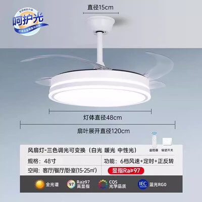 荣事达48寸隐形风扇灯遥控客厅吊灯是否值得入手（荣事达48寸隐形风扇灯遥控客厅吊灯值得手入吗）