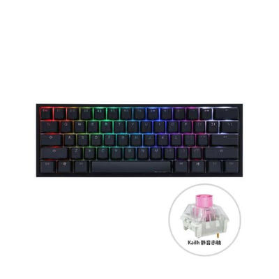 吉利鸭（KBDucky） 键盘游戏键盘多功能 英文布局迷你便携 Mecha Mini RGB 红轴