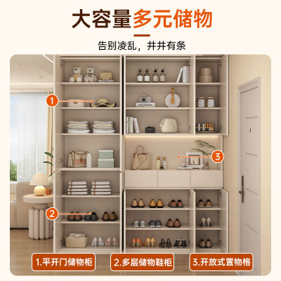 渁燊奶油风鞋柜 80*36*200质量烂不烂(渁燊奶油风鞋柜 80*36*200靠谱吗,揭秘内幕)-图片1