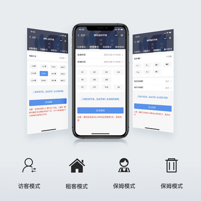 DRESEN 德国智能锁指纹锁木门智能门锁密码锁电子防盗门锁家用五金工具C级锁芯 免费上门安装+6合1开锁+自带门铃+C级锁芯