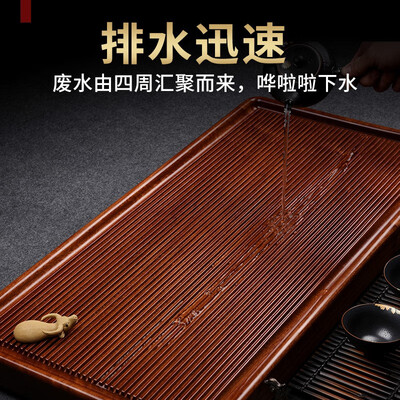 花梨木和电木茶盘哪个好（锦格 花梨木茶盘 大号款电木茶盘怎么样）-图片2