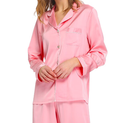 艾丝雅兰 A-Y500 月光倾城丝绸睡衣单人装 女款粉色 备注尺码