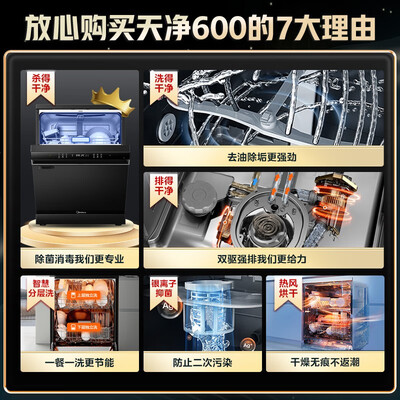 美的天净600洗碗机值得入手吗？看完绝对让你惊喜连连！
