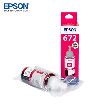 爱普生（EPSON） T6721 6721原装墨水L221/L363/L351/L565/L455 墨仓式打印机墨水T672系列原装