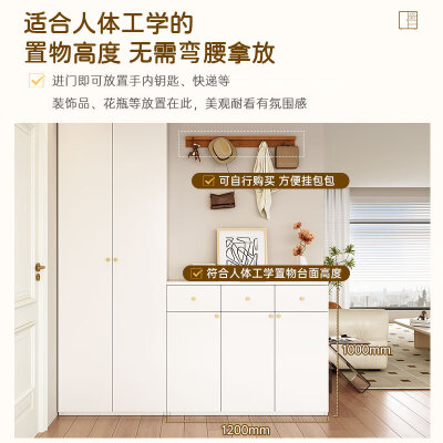 渁燊原木矮柜 80*100*35鞋柜体验效果好吗（渁燊原木矮柜 80*100*35鞋柜到底如何,值得入手吗）-图片6